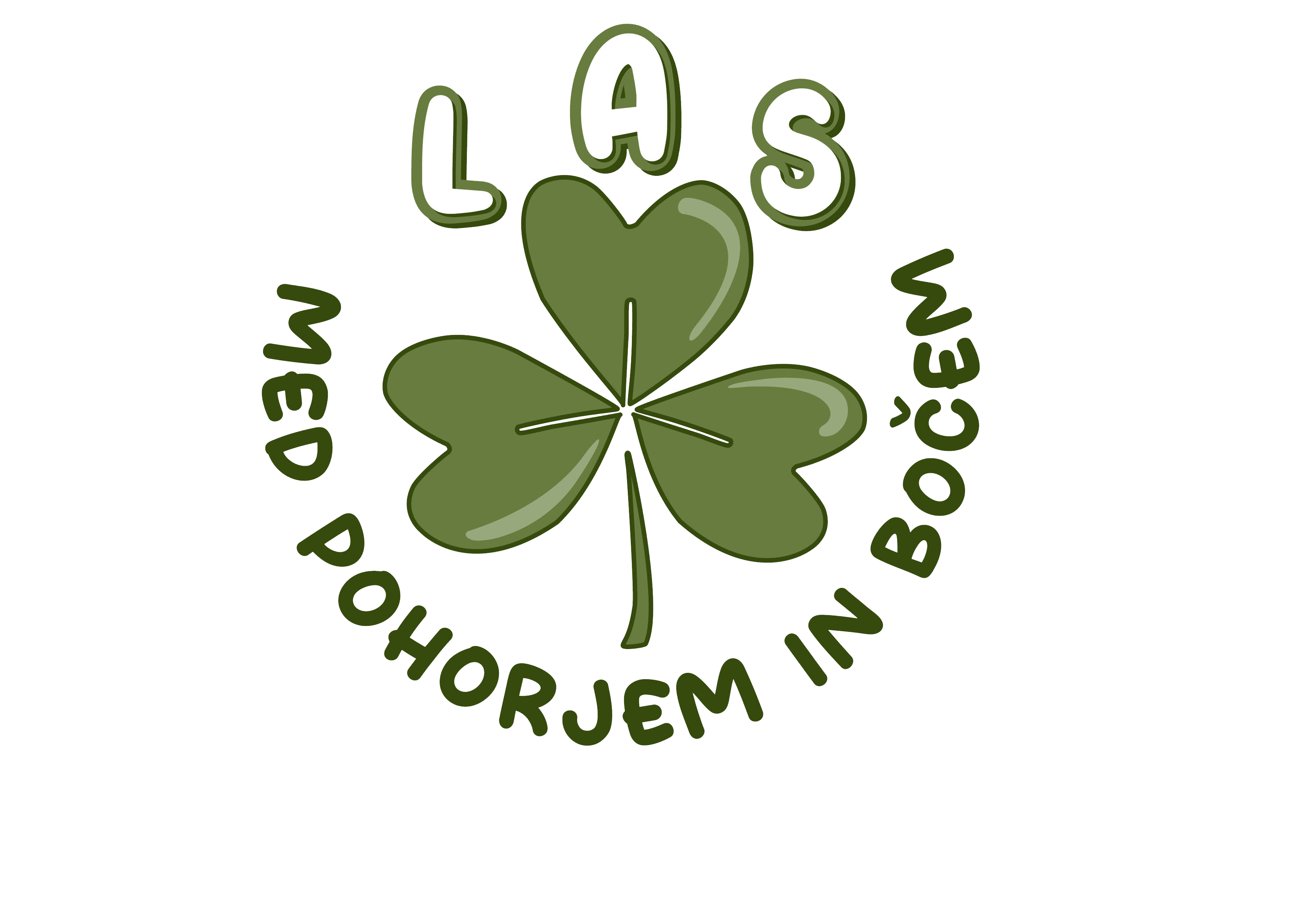 Logotip lokalne akcijske skupine LAS Med Pohorjem in Bočem s povezavo na spletno stran